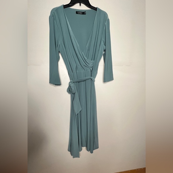 Lauren Ralph Lauren top Wrap Dress Size 16 - Picture 10 of 10